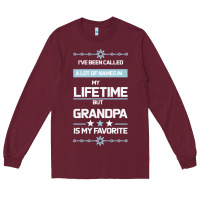 Burgundy I VE BEEN CALLED GRANDPA -may favorite grandpa Long Sleeve Tee - Bettercallsaul