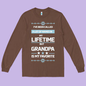 I Ve Been Called Grandpa -may Favorite Grandpa Long Sleeve Tee Designed By Bettercallsaul