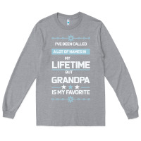 Heather Grey I VE BEEN CALLED GRANDPA -may favorite grandpa Long Sleeve Tee - Bettercallsaul