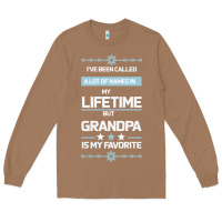 Toasted Coconut I VE BEEN CALLED GRANDPA -may favorite grandpa Long Sleeve Tee - Bettercallsaul
