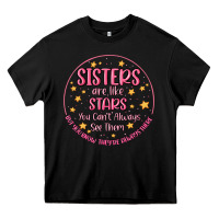 Black sisters are like stars you can't always see them Heavy Core Tee - MaliasSmallBusiness