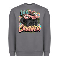 Storm Egg crusher Easter truck Easter Day Heavyweight Sweatshirt - HowdyJamesFarm
