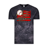 Cloud Black leopard baseball flag Vintage Tee - JahusDesignShop