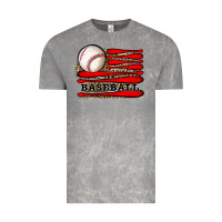 Cloud Rock leopard baseball flag Vintage Tee - JahusDesignShop