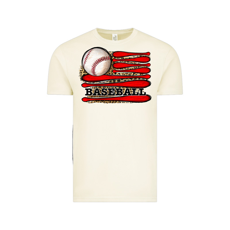 Leopard Baseball Flag Vintage Tee by JahusDesignShop | Teevron