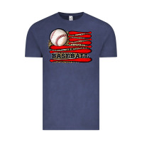 Vintage Denim leopard baseball flag Vintage Tee - JahusDesignShop