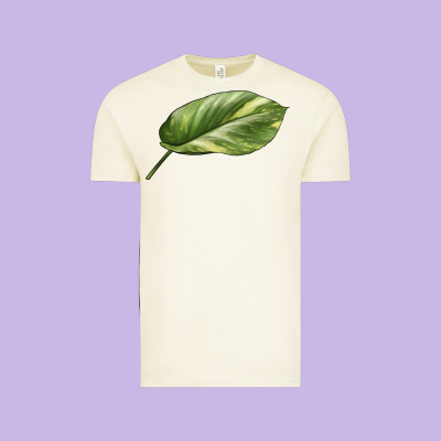 Golden Pothos Leaf Vintage Tee Designed By Lillyallendesigns