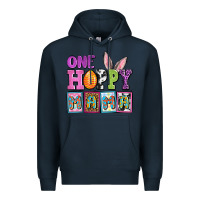 Navy Easter Day One hoppy mama Premium Hoodie - OliviaCreatesArt