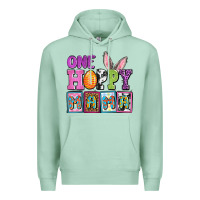 Seafoam Easter Day One hoppy mama Premium Hoodie - OliviaCreatesArt