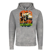 Happy Halloween With Black Cat Vintage Hoodie | Teevron
