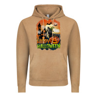 Vintage Camel Happy Halloween With Black Cat Vintage Hoodie - LillyAllenDesigns