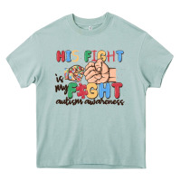 Arona his fight is my fight autism awareness Heavy Core Tee - MaliasSmallBusiness