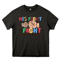 Asphalt his fight is my fight autism awareness Heavy Core Tee - MaliasSmallBusiness