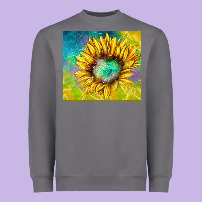 Sparkling Sunflower Heavyweight Sweatshirt Designed By Tumblerdesignbyshophia