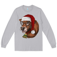 Moon Dust christmas glasses heifer Long Sleeve Tee - RanaPortraitStore