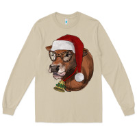 Mushroom christmas glasses heifer Long Sleeve Tee - RanaPortraitStore