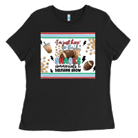 I'm Just Here For The Snacks Ladies Tee | Teevron