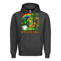 Charcoal Heather St. Patrick's My 1st St. Patrick's Day Zipper Hoodie - OliviaCreatesArt