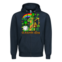 Navy St. Patrick's My 1st St. Patrick's Day Zipper Hoodie - OliviaCreatesArt