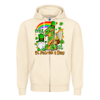 Sandshell St. Patrick's My 1st St. Patrick's Day Zipper Hoodie - OliviaCreatesArt