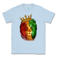 Dusty Blue Juneteenth Lion King Classic Tee - LillyAllenDesigns