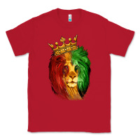 Red Juneteenth Lion King Classic Tee - LillyAllenDesigns