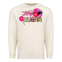 Sandshell hey sugar valentine's day Premium Sweatshirt - FaDigitalArtStudio
