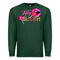 Sports Green hey sugar valentine's day Premium Sweatshirt - FaDigitalArtStudio