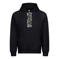 Black Zebra Urban Hoodie - LillyAllenDesigns