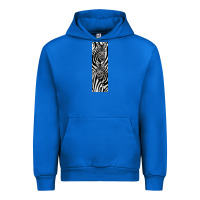 Cobalt Zebra Urban Hoodie - LillyAllenDesigns