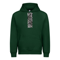 Foreset Green Zebra Urban Hoodie - LillyAllenDesigns