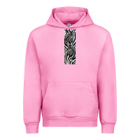Fuchsia Pink Zebra Urban Hoodie - LillyAllenDesigns