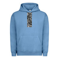 Pigment Pebble Blue Zebra Urban Hoodie - LillyAllenDesigns
