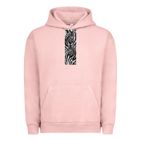 Pigment Salmon Zebra Urban Hoodie - LillyAllenDesigns