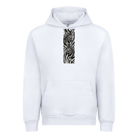 White Zebra Urban Hoodie - LillyAllenDesigns