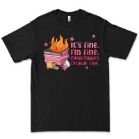Black it's fine i'm fine everything's freakin' fine Premium Tee - MaliasSmallBusiness
