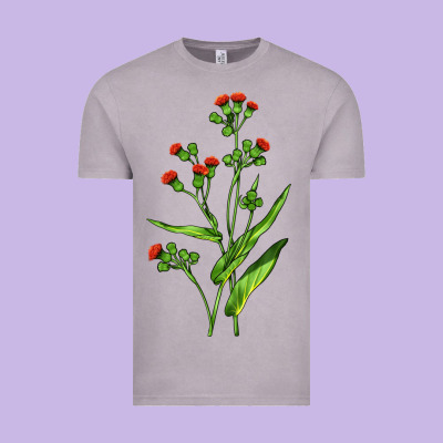 Tassel Flower Illustrations Vintage Tee Designed By Lillyallendesigns