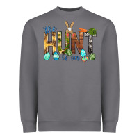 Storm The hunt is on with eggs Easter Day Heavyweight Sweatshirt - HowdyJamesFarm