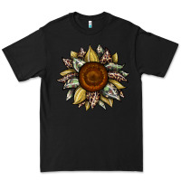 Black sunflower camouflage and leopard 2 Premium Tee - JahusDesignShop