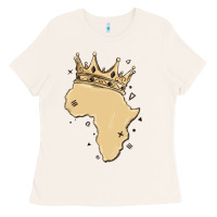 Bone africa with crown Ladies Tee - MaliasSmallBusiness