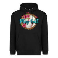 Black play ball baseball Heavyweight Hoodie - BundleAndBundleShop