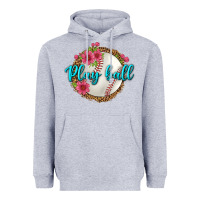 Heather Grey play ball baseball Heavyweight Hoodie - BundleAndBundleShop