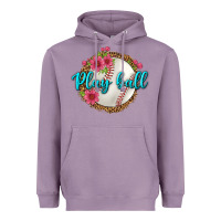 Lavender play ball baseball Heavyweight Hoodie - BundleAndBundleShop