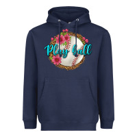 Navy play ball baseball Heavyweight Hoodie - BundleAndBundleShop