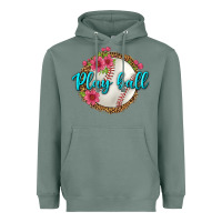 Sage play ball baseball Heavyweight Hoodie - BundleAndBundleShop