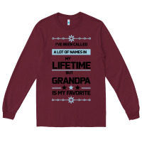 Burgundy I VE BEEN CALLED GRANDPA -may favorite grandpa Long Sleeve Tee - Bettercallsaul