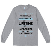 Heather Grey I VE BEEN CALLED GRANDPA -may favorite grandpa Long Sleeve Tee - Bettercallsaul