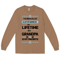 Toasted Coconut I VE BEEN CALLED GRANDPA -may favorite grandpa Long Sleeve Tee - Bettercallsaul