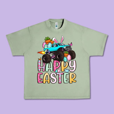 Monster Truck Happy Easter Urban Heavy Tee Designed By Artiststas