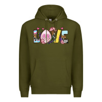Army Green Easter Day Love Easter Premium Hoodie - OliviaCreatesArt